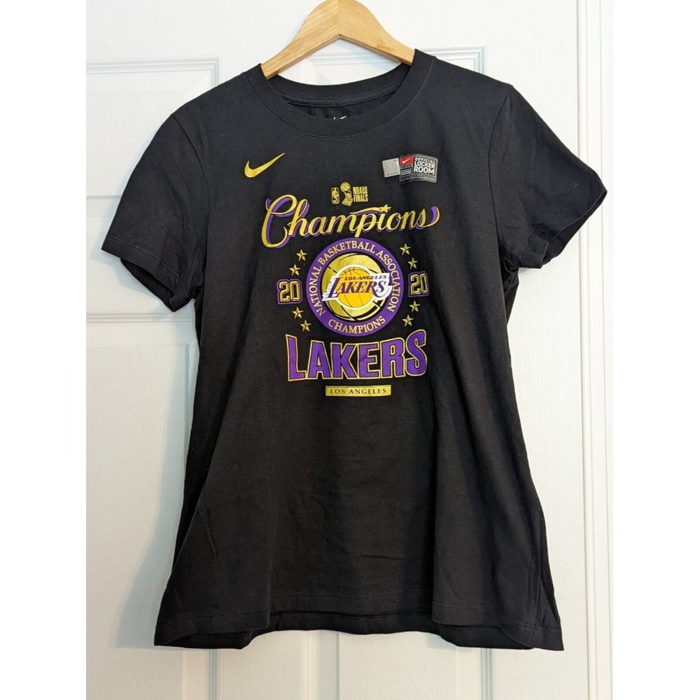 Nike 2020 Los Angeles Lakers NBA Finals Champions Locker Room Women’s T-Shirt M